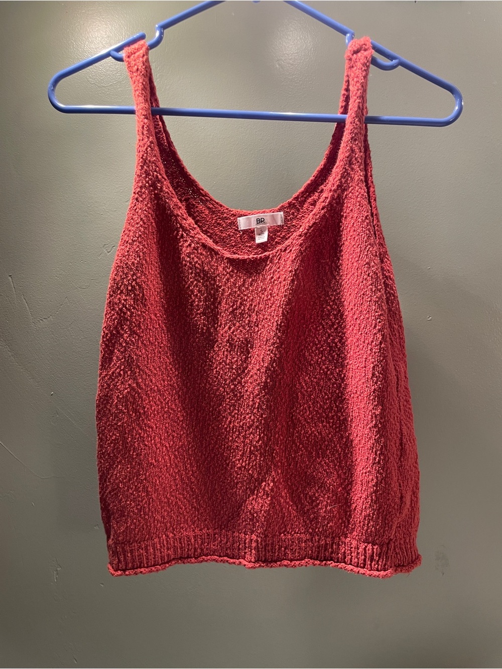 Knit Red Tank Top